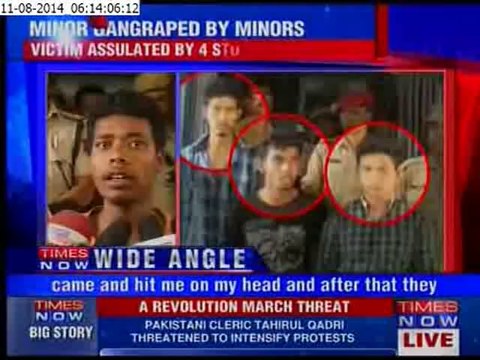 Minor gangraped by minors