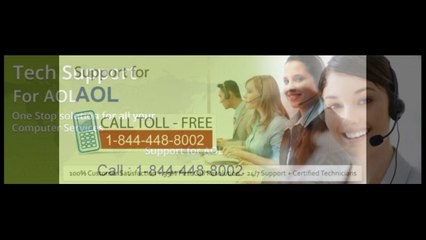 AOL Technical Support Number@1-844-448-8002