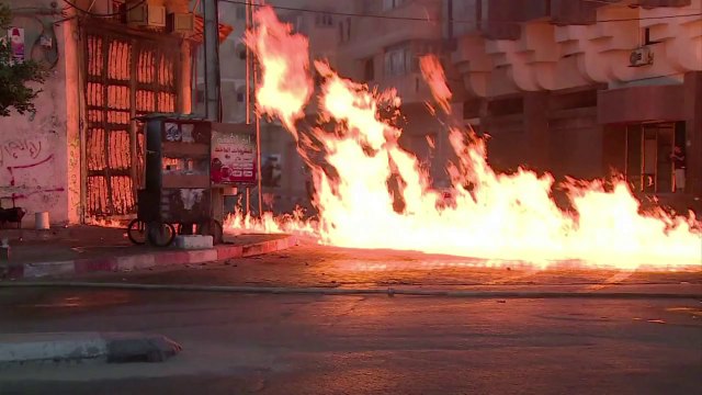 Bombardement d'une usine à Gaza