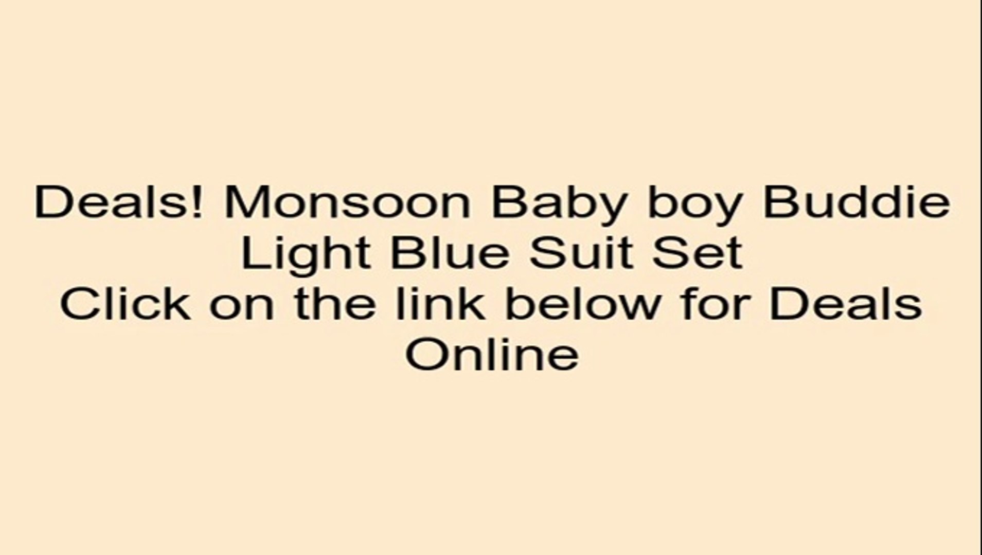 monsoon baby boy suit