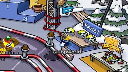 Club Penguin: Race Track Game + New Items