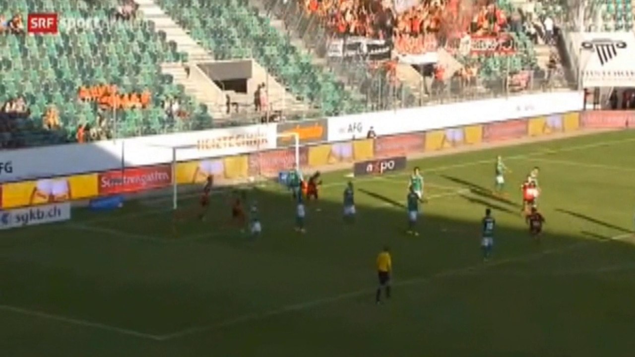 FC St. Gallen 0-2 Aarau 09/08/14