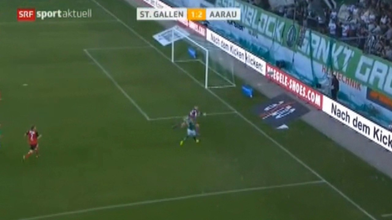 FC St. Gallen 1-2 Aarau 09/08/14