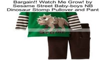Watch Me Grow! by Sesame Street Baby-boys NB Dinosaur Stomp Pullover and Pant Review