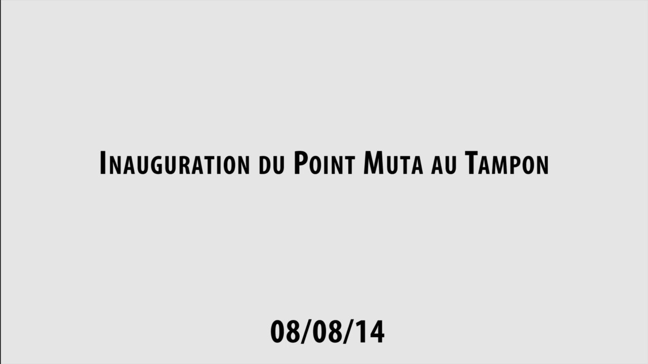 Inauguration du Point Muta au Tampon