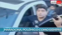 Maradona gazeteci tokatladı