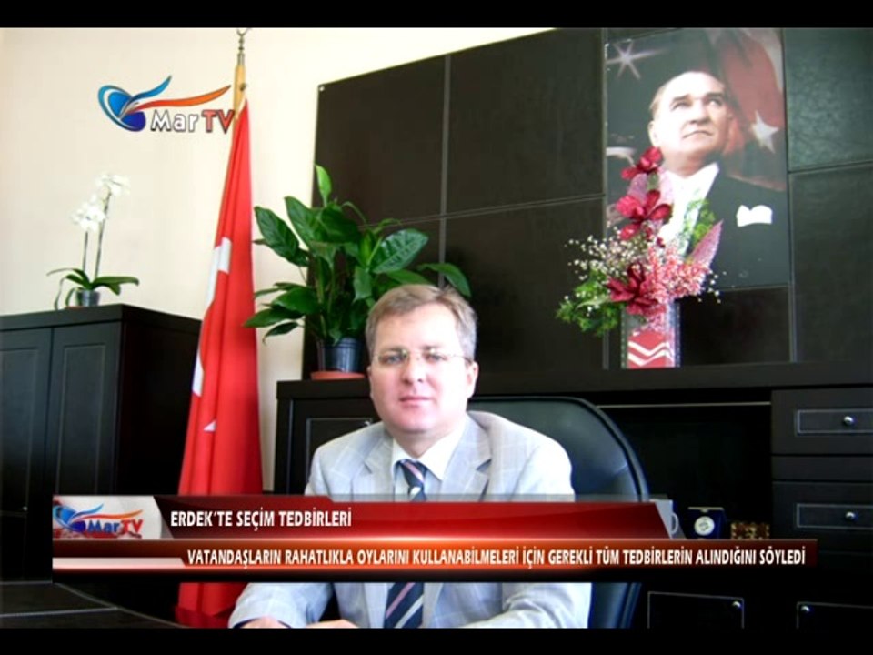 ERDEK'TE SEÇİM TEDBİRLERİ