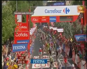 Extraordinario final Tony Martin Etapa 6 Vuelta 2013