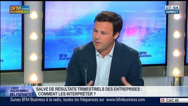 Anticiper une reprise de la croissance en interprétant les résultats trimestriels des entreprises, Stanislas De Bailliencourt, dans GMB – 11/08