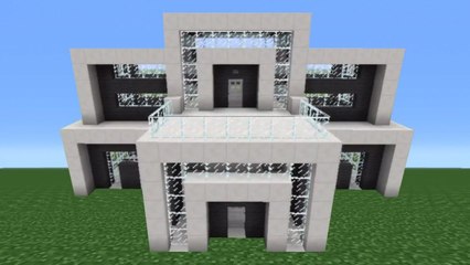 Minecraft Tutorial: How To Make A Quartz House - 4