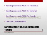 sap mdg(master data governance) training