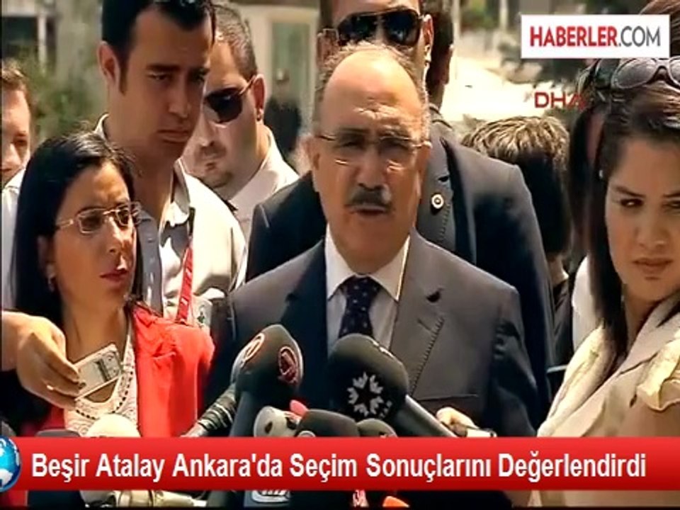 Beşir Atalay Ankara'da Seçim Sonuçlarını Değerlendirdi