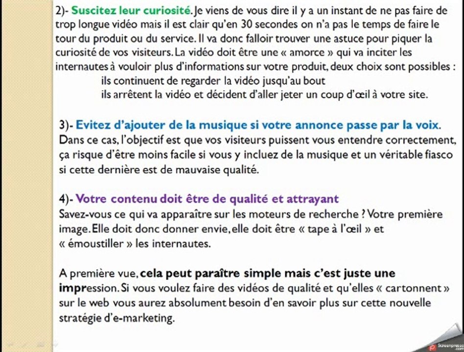 Le e-marketing vidéo : c’est tout un art !!!