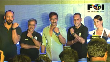 Ajay And Kareena Launch 'Singham Returns' Watch Collection