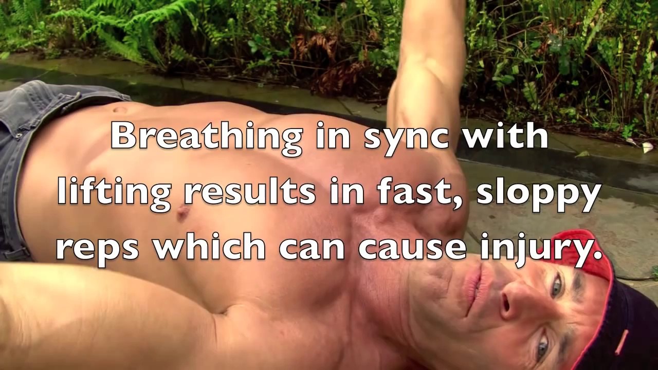 How to breathe when lifting weights