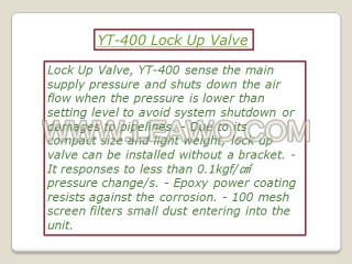 Lock Up Valve