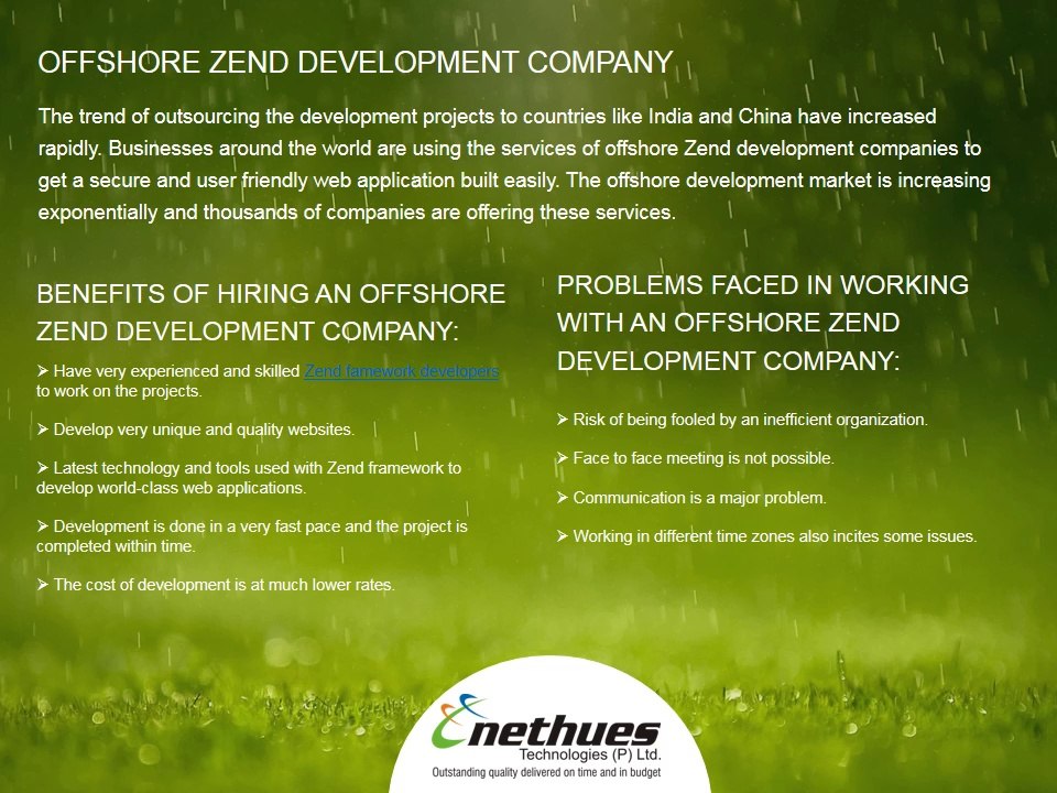Zend Development Company India - zend php engineer - Zend framework Developers