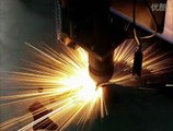YAG-500 model metal laser cutting machine work on steel for steel cutting video