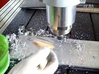 Ball screw drive CNC router for 8mm Aluminium sheet  cutting