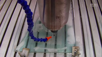 CNC router machine for glass engraving video