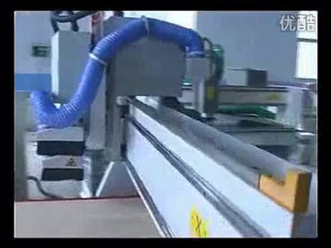 Pneumatic dual heads ATC cnc router machine