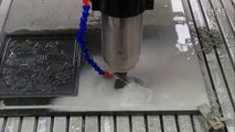 Stone cnc router machine work on granite for cutting circular
