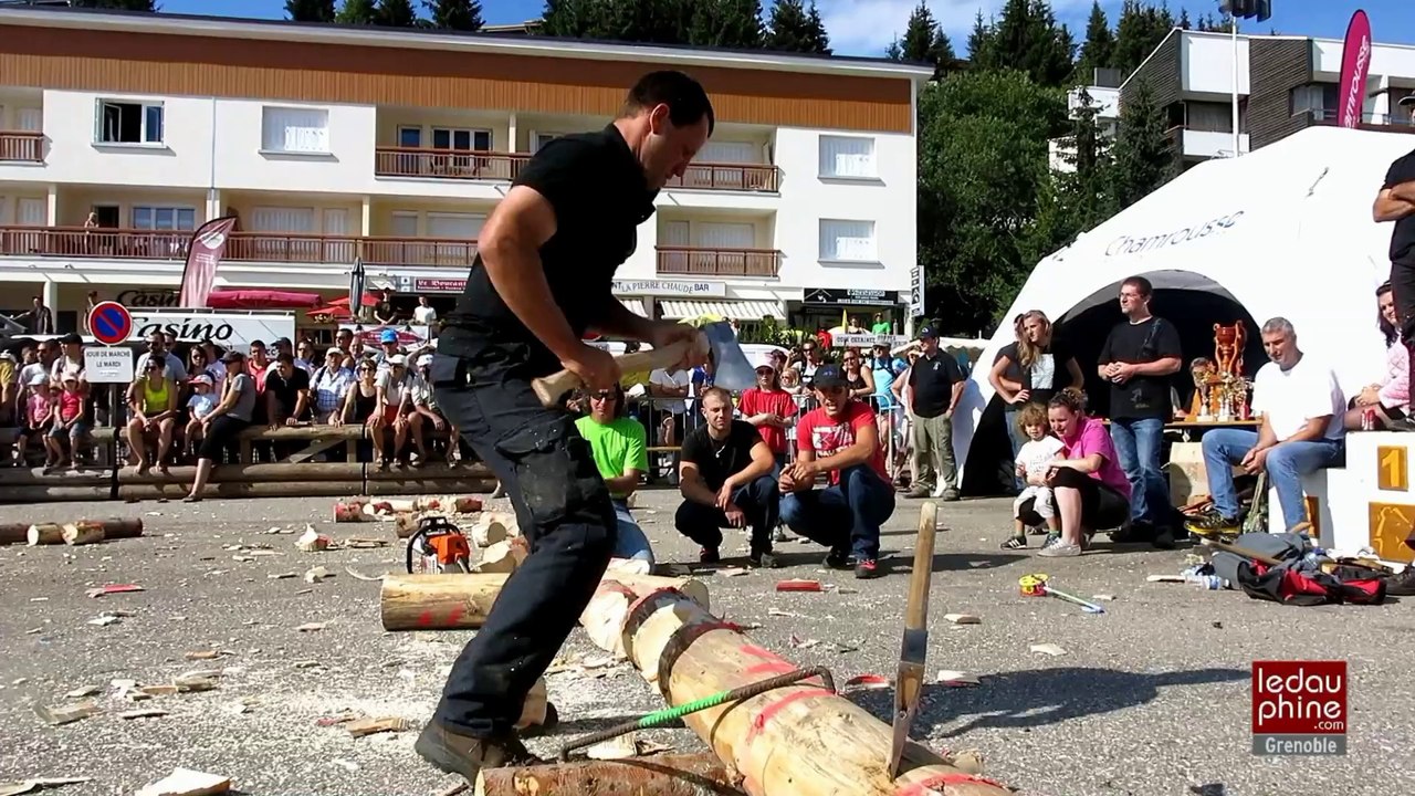 Concours de bûcherons à Chamrousse ce dimanche 10 août 2014
