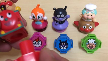 アンパンマン スタンプ のりものセット