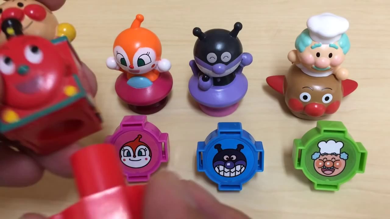 アンパンマン スタンプ のりものセット