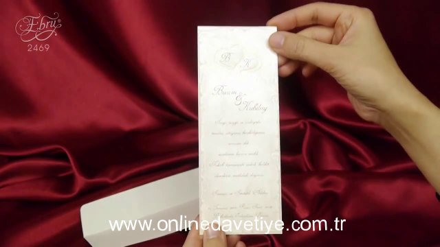 Ebru Davetiye 2469 Montaj - İstanbul Davetiye