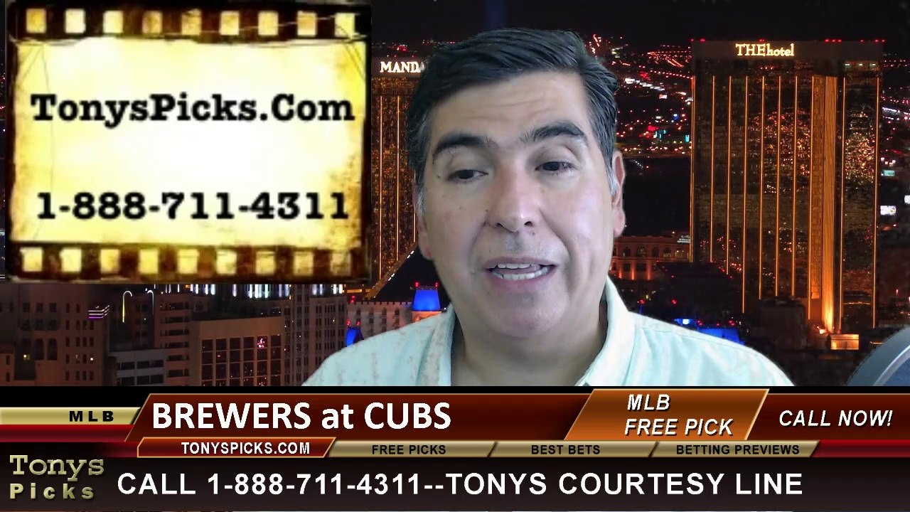 Chicago Cubs vs. Milwaukee Brewers Pick Prediction MLB Odds Preview 8-11-2014