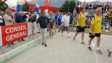 Championnats de France Quadrette et Triple, Sport Boules, Chambéry 2014