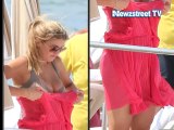 Amy Willerton bare it all in just bikini bottoms