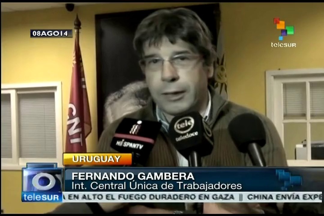 Uruguay condena los ataques israelíes contra Gaza