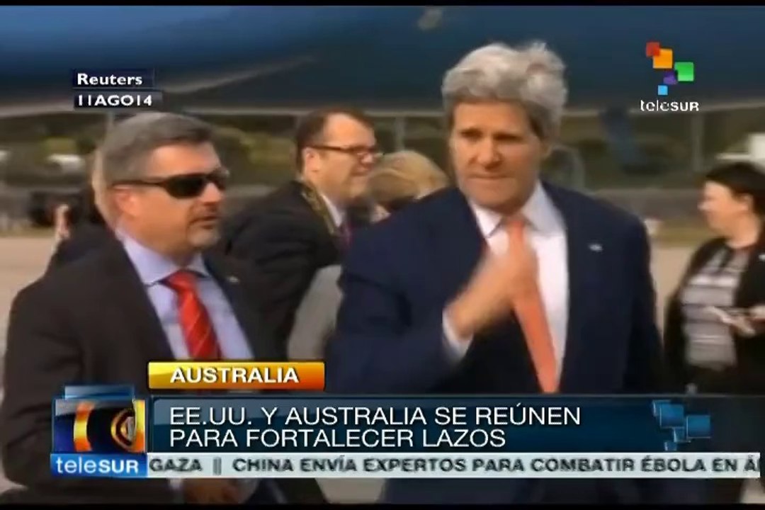 Kerry llega a Australia para firmar acuerdo de cooperación militar