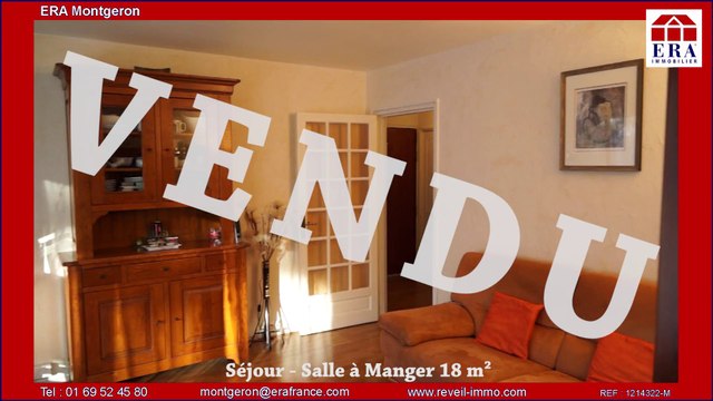Vendu Appartement 68m² 3 Pièces Montgeron 91230 Gare RER D Essonne T3 à Vendre Résidence F3 Balcon Parking Parc des Cascades Val d'Yerres Prix Vente Agence Era Reveil Immo Achat Immobilier Estimation Visite Virtuelle Vidéo Ecole Primaire Maternelle