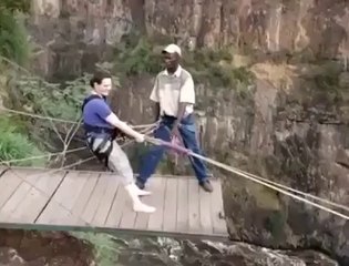 Diving from the Mountain. Do you want to jump from here?