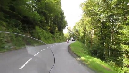 montée du col de la Schlucht