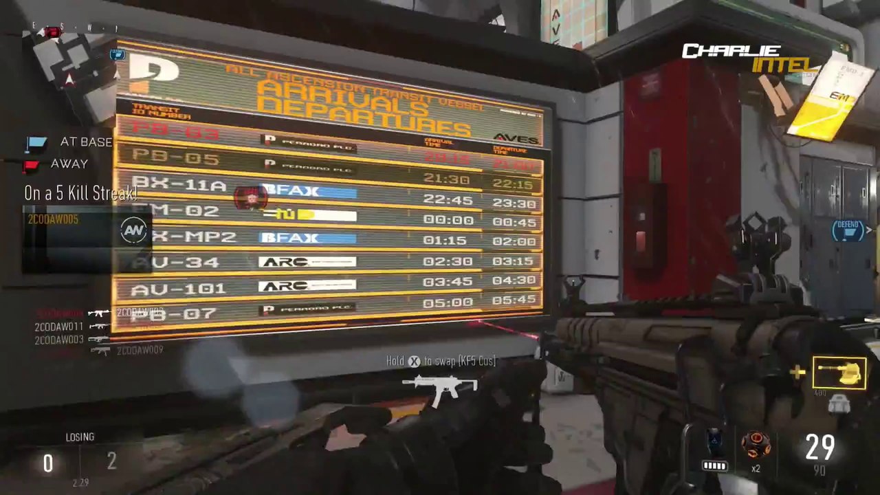 Advanced Warfare Multiplayer - CAPTURE THE FLAG ON ASCEND - Gameplay