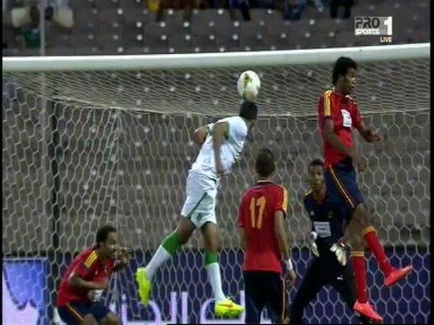 هدف صالح العمري في مرمى الحزم - الأهلي × الحزم كأس ولي العهد 2014