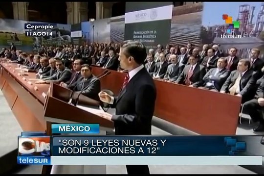 México: promulga Peña Nieto leyes secundarias de reforma energética