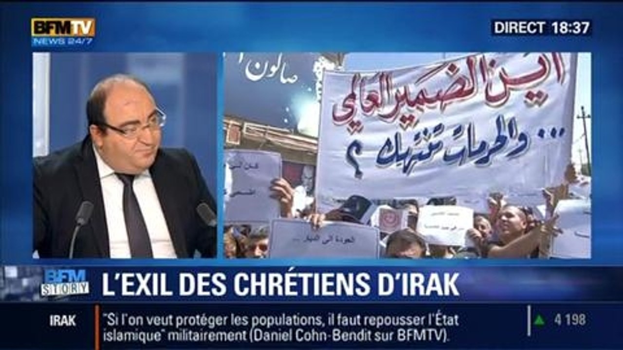 BFM Story: Les chrétiens d'Irak contraints à l'exil face aux menaces jihadistes de l'État islamique - 11/08