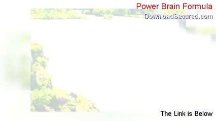 Power Brain Formula PDF Free (Instant Download 2014)