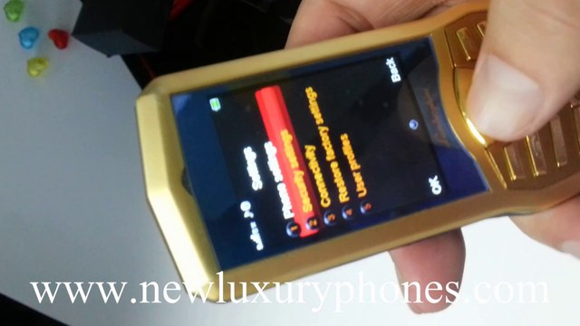 Lamborghini Car Cell Phone Review- Luxury Car Mobile Phones Video