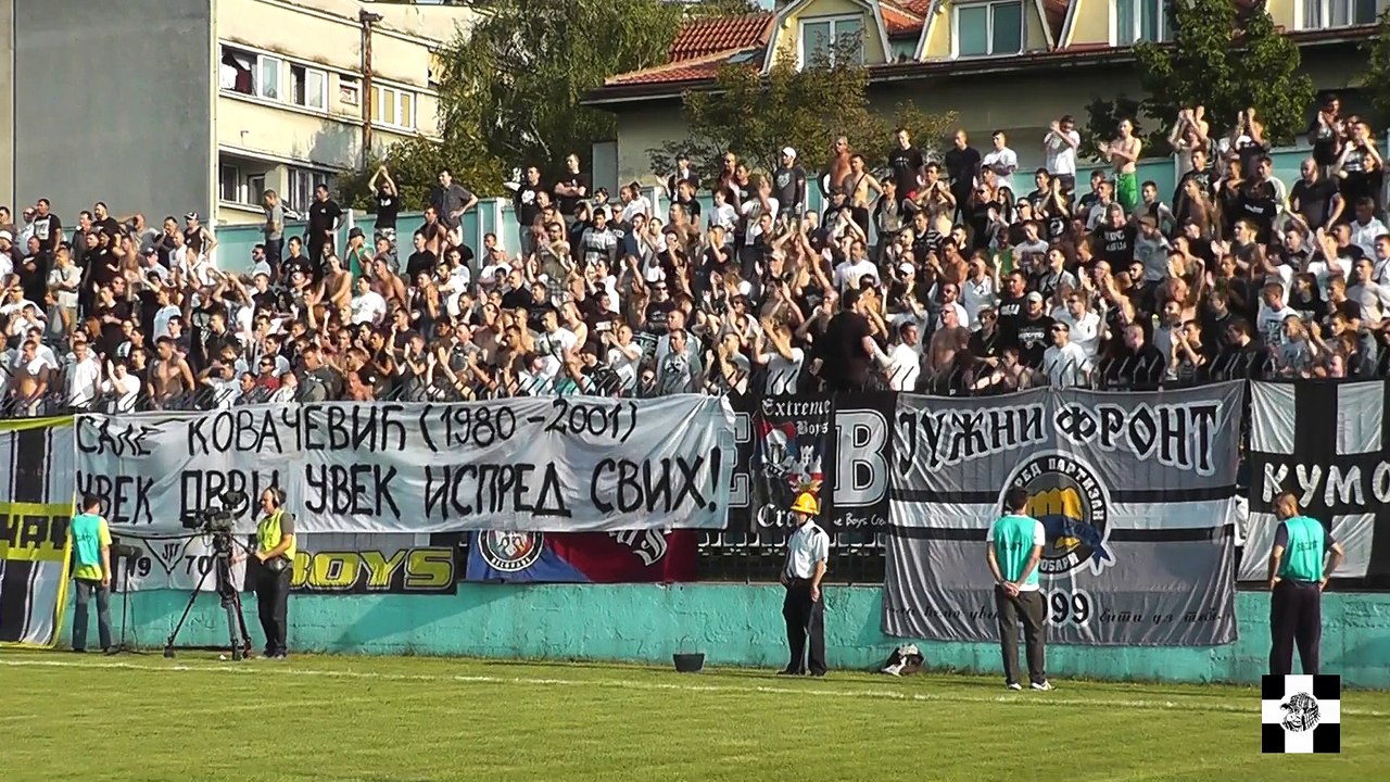 Grobari na Vračaru | Voždovac -Partizan 10.08.2014