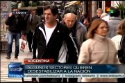 Fuerte apoyo de los argentinos a su gob. por manejo de fondos buitres