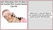 Melondipity Girls Oh Baby It's Cold Outside Pink Crochet Stocking Cap Hat Review