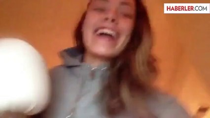 Sevgilisini Boks Eldiveni İle Uyandırdı