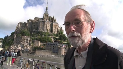 Le Mont-Saint-Michel redevenu une île avec les grandes marées