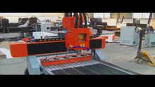 6090 model auto tool change cnc router machine with 6 position tool ATC magazine